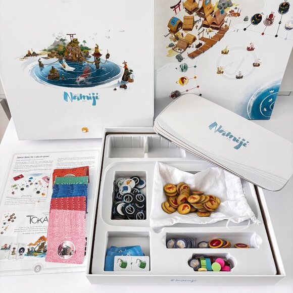 Tokaido Namiji Board Game Funforge NAMUS01 Sailing Fishing Japan Complete - Picture 3 of 10